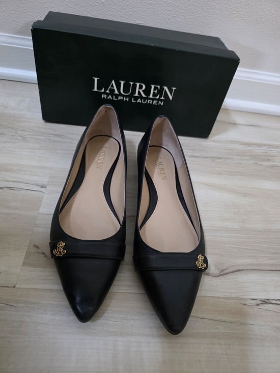 Lauren Ralph Lauren Shoes - Lauren Ralph Lauren Aminah Leather Flats